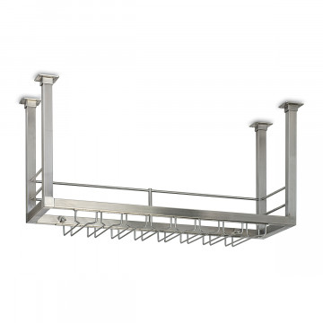 Flessenrek Denah linker steun RVS-304 mat geslepen