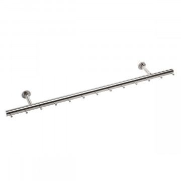 Kapstok Fabienne 1250 mm zamak RVS look