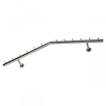 Kapstok Leonique 750 mm zamak RVS look