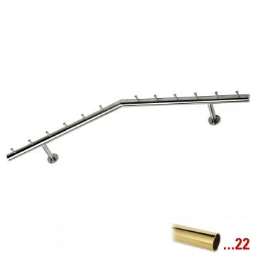 Kapstok Leonique 1000 mm zamak messing