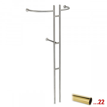 Kapstok Marinelle Ã˜ 25,4 mm zamak messing