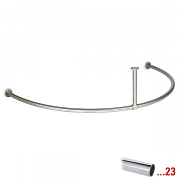 Kapstok Godiva Ø 25,4 mm zamak chroom look