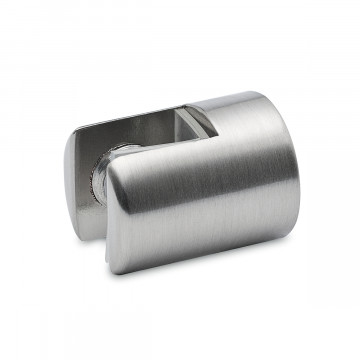 Paneeldrager Tibelda voor glasdikte 6-10 mm zamak RVS look