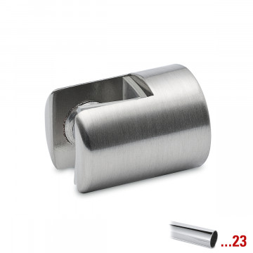 Paneeldrager Tibelda voor glasdikte 6-10 mm zamak chroom look