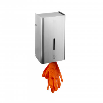 Muurdispenser voor wegwerphandschoenen Saffron RVS-304 mat geslepen