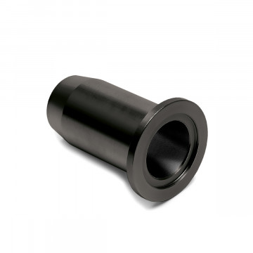 Wand-insteekhuls Smilla voor buis Ã˜ 25,4 mm zamak zwart