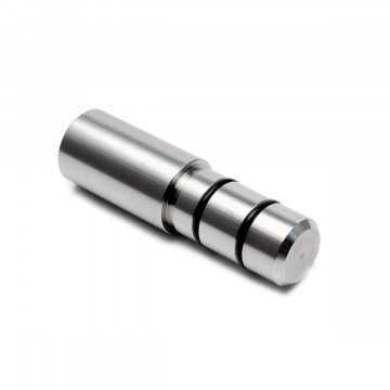 Consoleadapter, insteekbaar Macy voor buis Ø 25,4 mm zamak RVS look