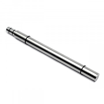 Console met 2 rubberringen voor glazen schap Devana Ø 25,4 mm 350 mm RVS-304 mat geslepen