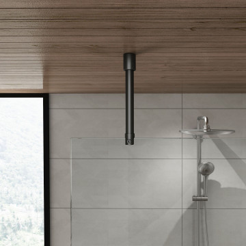 Stabilisatiestang set voor plafond montage Teeta Ø 19 mm 250 mm RVS-304 zwart