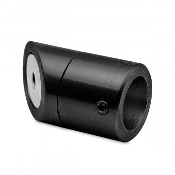 Muur flens 45Â° voor buis Ã˜ 19,0 mm Schauni zamak zwart