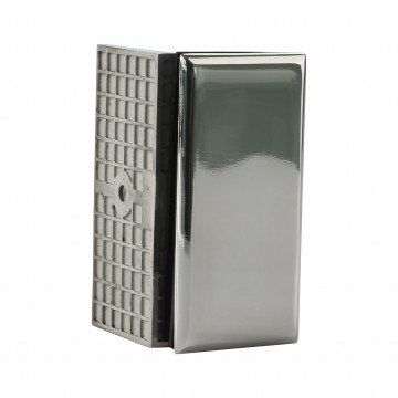 Hoekverbinder 90° Annabell wand/glas RVS-304 glanzend gepolijst