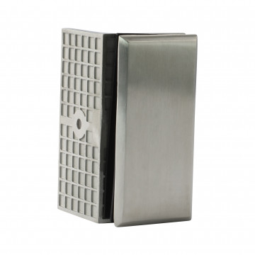 Hoekverbinder 90° Annabell wand/glas RVS-304 mat geslepen