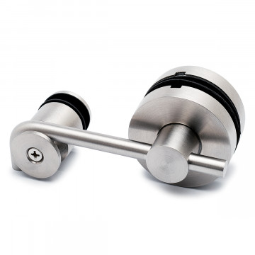 Glas toilet slot Antonia RVS-304 mat geslepen