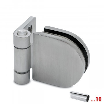 Glasdeurscharnier Aksun glas/wand RVS-304 glanzend gepolijst