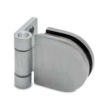 Glasdeurscharnier Aksun glas/wand RVS-304 mat geslepen