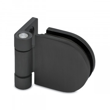 Glasdeurscharnier Aksun glas/wand RVS-304 zwart