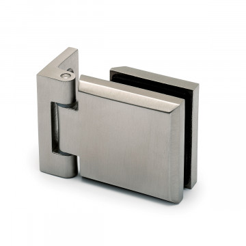 Glasdeurscharnier Suzanne glas/wand RVS-304 mat geslepen