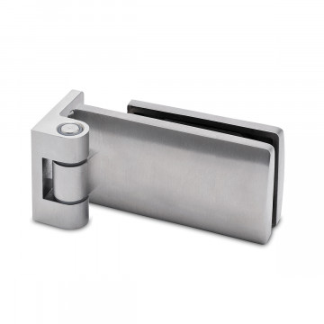 Glasdeurscharnier Kimberlie glas/wand RVS-304 mat geslepen
