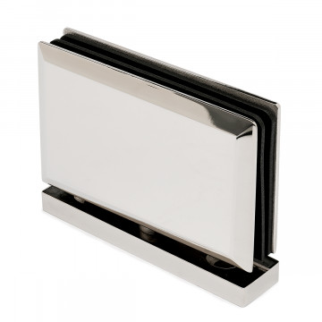 Glasdeurscharnier Jelse vloer/plafondmontage RVS-304 glanzend gepolijst
