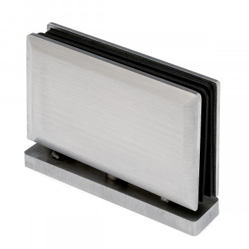 Glasdeurscharnier Jelse vloer/plafondmontage RVS-304 mat geslepen