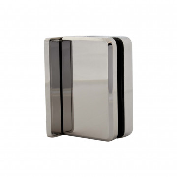 Glasdeurscharnier Leni wand/glas RVS-304 glanzend gepolijst