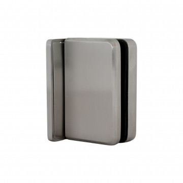 Glasdeurscharnier Leni wand/glas RVS-304 mat geslepen