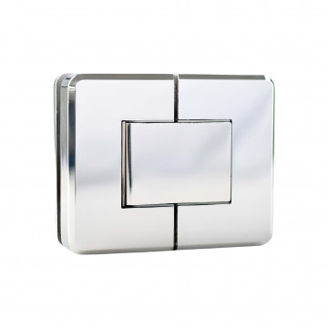 Glasdeurscharnier Leni glas/glas RVS-304 glanzend gepolijst