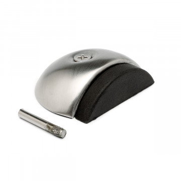 Deurstopper vloermontage Esme RVS-304 mat geslepen