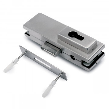 Glasdeurslot Freya RVS-304 mat geslepen