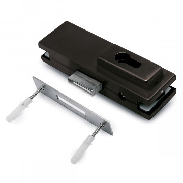Glasdeurslot Freya RVS-304 zwart