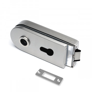 Glasdeurslot Cat  RVS-304 mat geslepen