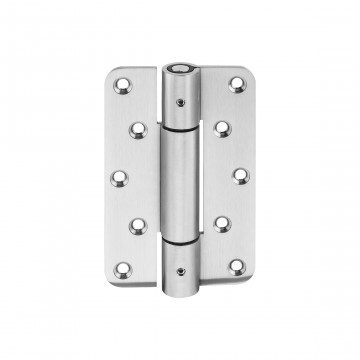 Opschroefscharnier voor houten deur RVS-304 mat geslepen model 2402