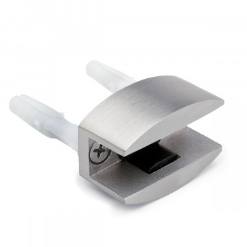 Glasdeurgeleider vloerbevestiging Lale voor glasdikte 8 - 13,52 mm RVS-304 mat geslepen
