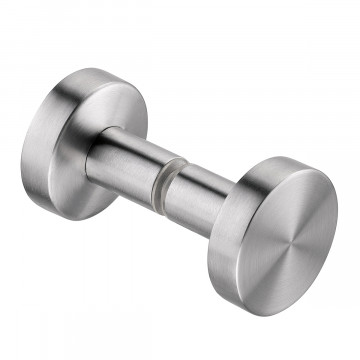 Glasdeurknop, dubbelzijdig Maroucha RVS-304 mat geslepen