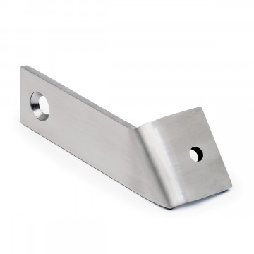 Hoekverbinder 45° Cinthy voor koker 35 x 35 mm links RVS-304 mat geslepen