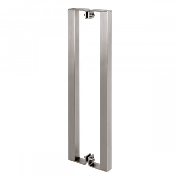 Deurgreep, dubbelzijdig 90° Videlle 1000 mm lang 35 x 35 mm RVS-304 mat geslepen
