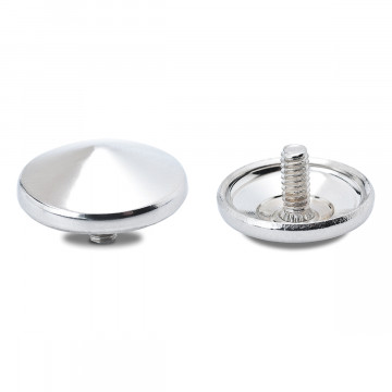 Spiegeldoppen Myronne Ã˜ 19 mm 100 stuks messing chroom look