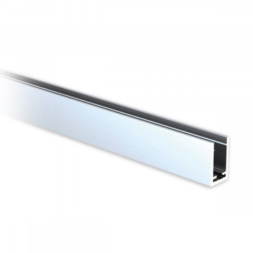 Aluminium U-profiel 40 x 25 x 40 mm zilver mat geanodiseerd