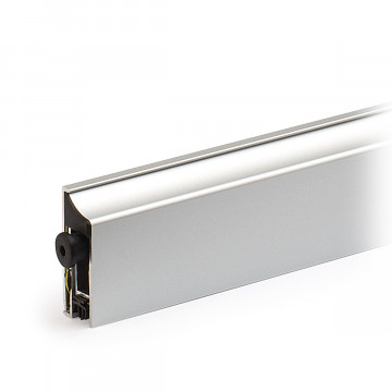 Valdorpel, zelfklevend Clarita 869 mm DIN links aluminium mat geanodiseerd
