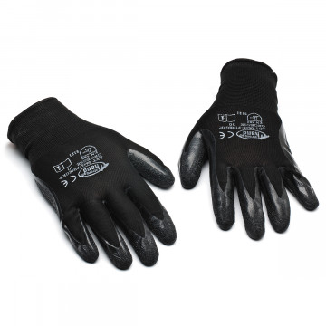 Glasbeschermingshandschoenen â€žFinegripâ€œ (paar) Eugenine gr. 10, latex coating
