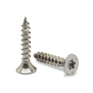 Houtschroef Tiffanie 3 x 16 mm torx RVS-304 mat geslepen