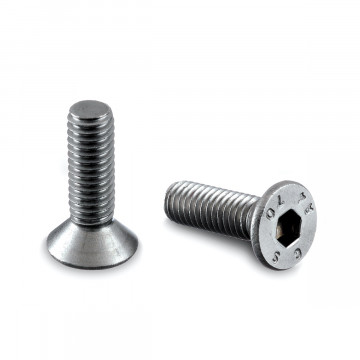Binnenzeskantschroef met verzonken kop Lazlo M4 x 10 mm RVS-304 mat geslepen