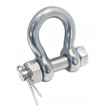 Harpsluiting met borgbout 25 mm RVS-316