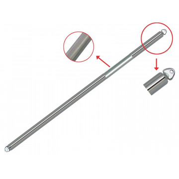 Verstelbare Bimini-paal, 1070-1140 RVS-316 (A4)