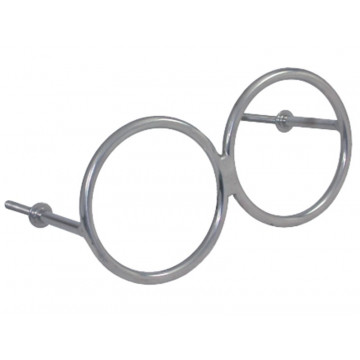 Bekerhouder, tripple RVS-304 (A2)