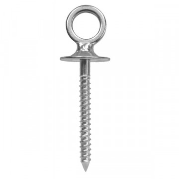 Oogschroef met kraag 6 x 58 mm RVS-316