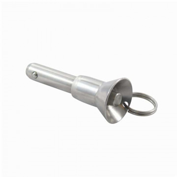 Borgpen met handmatige kogelvergrendeling L = 70 mm diameter 8 mm, RVS-304