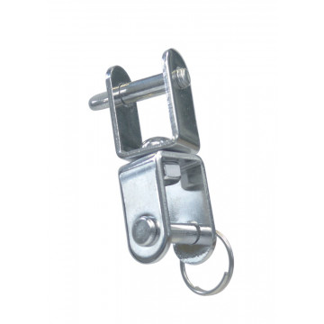 Gaffeloog dubbel vlak 6 mm RVS-304