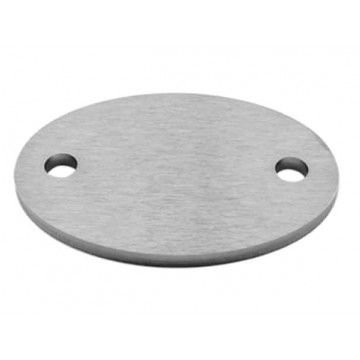 Ankerplaat 110 x 75 x 6 mm RVS-304 mat geslepen