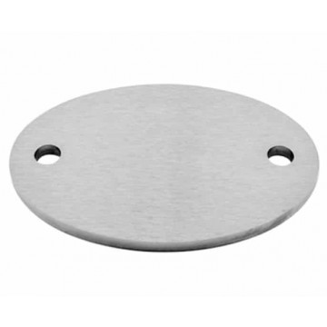 Ankerplaat 130 x 90 x 6 mm RVS-304 mat geslepen